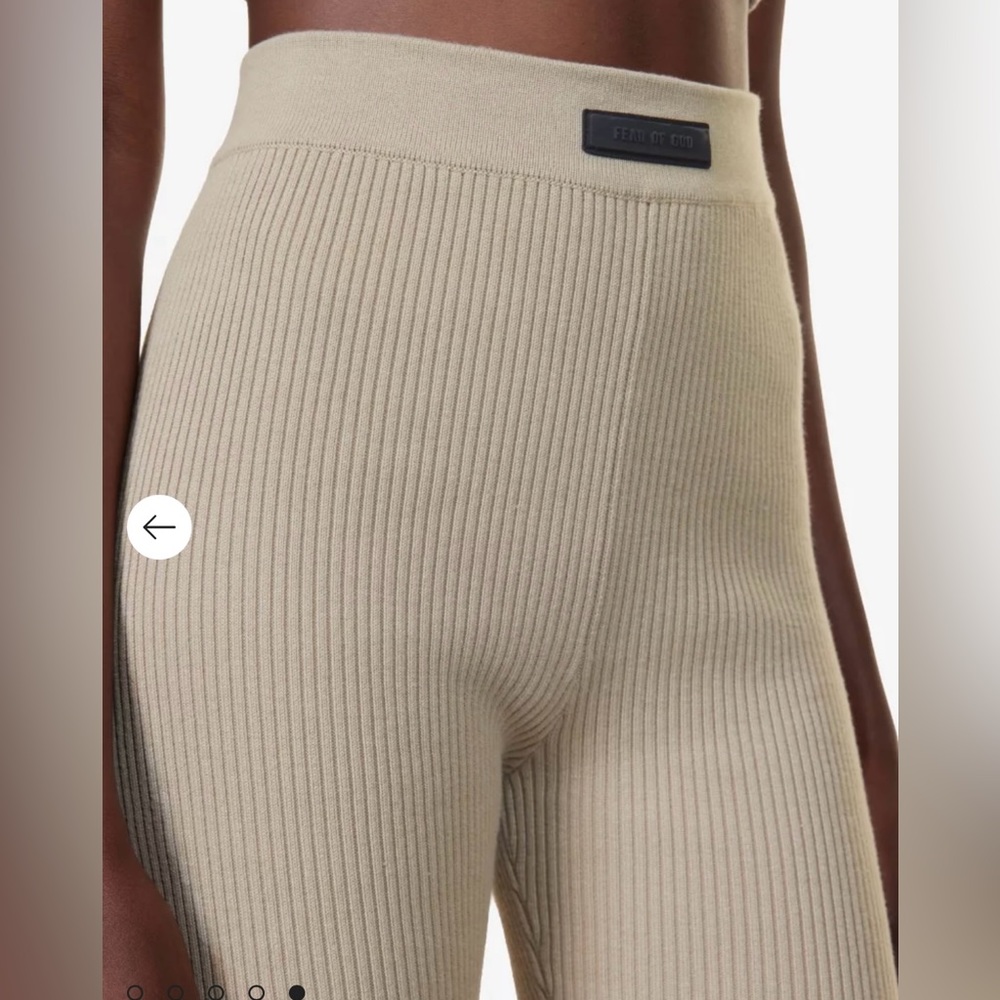 Fear of God ESSENTIALS SS23 knit ribbed bike sport short, color: Seal | M, NWOT - Picture 3 of 12